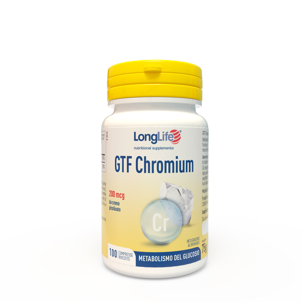 GTF Chromium Cromo 200mcg - LongLife